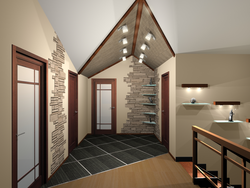 Design of a cold hallway in a house