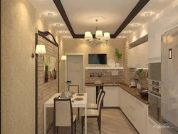 Kitchen interior in apartment 3