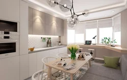 Интерьер кухни в 3 квартире