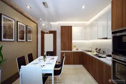 Интерьер кухни в 3 квартире