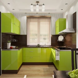 Beige Green Kitchen Photo