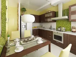 Beige Green Kitchen Photo