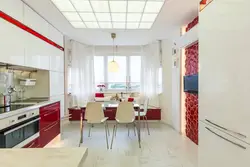 Kitchen design 13 squares with bay window