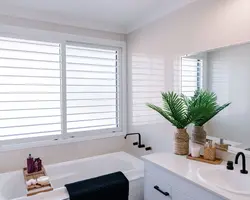 Bathroom blinds design