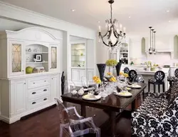 How to dilute the interior of a white kitchen