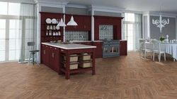 Tarquette in the kitchen interior