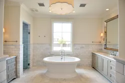 Bathroom Half Tile Photo