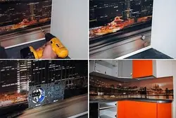 Mətbəxdə fotoşəkil panelini necə quraşdırmaq olar