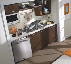 Small kitchen design with dishwasher