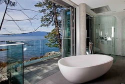 Open bathroom design
