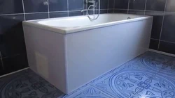Короб для ванны из панелей фото