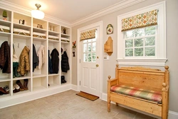 Hallway Design In A House With Two Windows