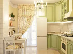 Provence kitchen design in Khrushchev