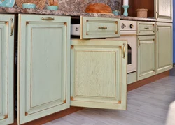 Living room furniture with patina photo