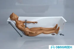 Bir adamla vanna şəkli