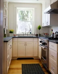 Kitchen design 6 sq m window