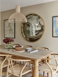 Photo of a panel in the kitchen near the dining table