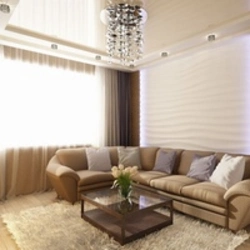 Living room design 17 square meters with two windows