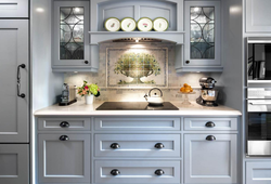 Shells in the kitchen interior