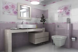 Rose bath in the interior