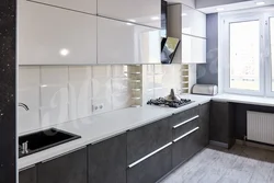 Glossy countertop for the kitchen in the interior