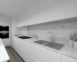 Glossy countertop for the kitchen in the interior