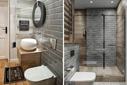 Bath design in a brick house