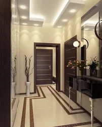 Koridor tavanı və döşəmə dizaynı