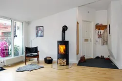 Soba ilə oturma otağının daxili hissəsi