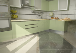 Ceramic Tiles In The Kitchen Interior