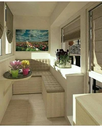 Simple loggia design