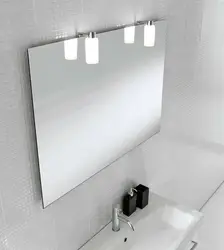 How to hang a mirror in the bathroom photo