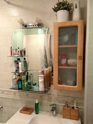 How To Hang A Mirror In The Bathroom Photo