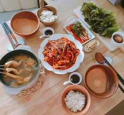Koreya mətbəxi evdə foto