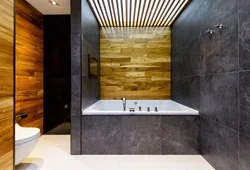 Bathroom interior concrete