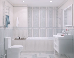 Interior bathroom chic tiles