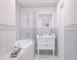 Interior bathroom chic tiles