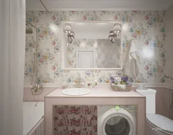 Interior bathroom chic tiles