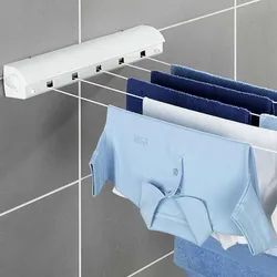 Clotheslines in the bathroom photo