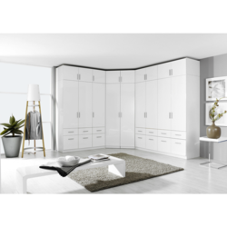 Hinged wardrobe in the living room in a modern style photo