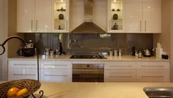 Kitchens with dark brown countertops photo