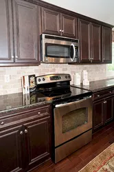 Ошхона бо countertops Браун торик акс
