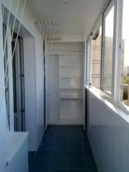 Wardrobe on the loggia 3 meters photo