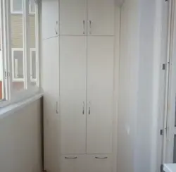 Wardrobe on the loggia 3 meters photo