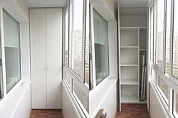 Wardrobe on the loggia 3 meters photo