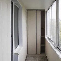 Wardrobe on the loggia 3 meters photo