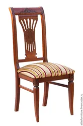 Kitchen chairs with soft seat and back photo