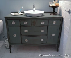 Bathroom chest of drawers photo