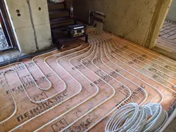 Photo of heated floors in the kitchen
