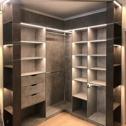 Wardrobe compartments photo design